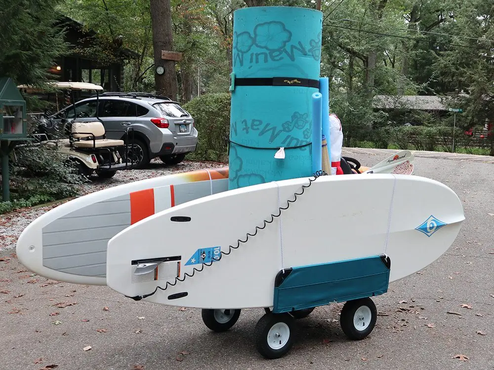 Beach and board cart