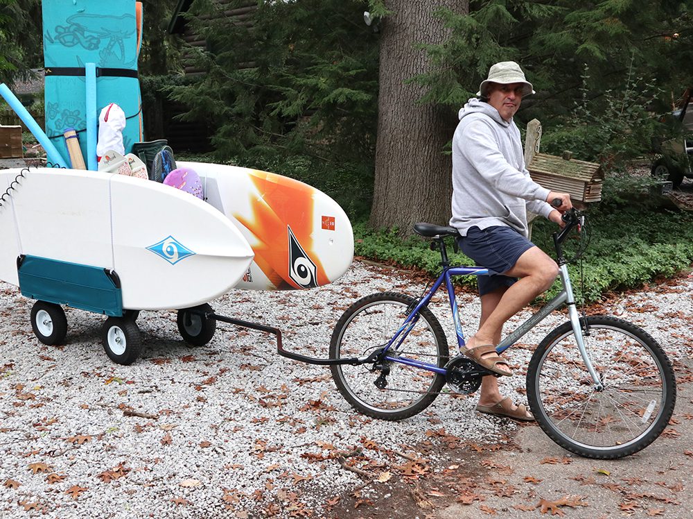 Paddleboard Cart For Bike